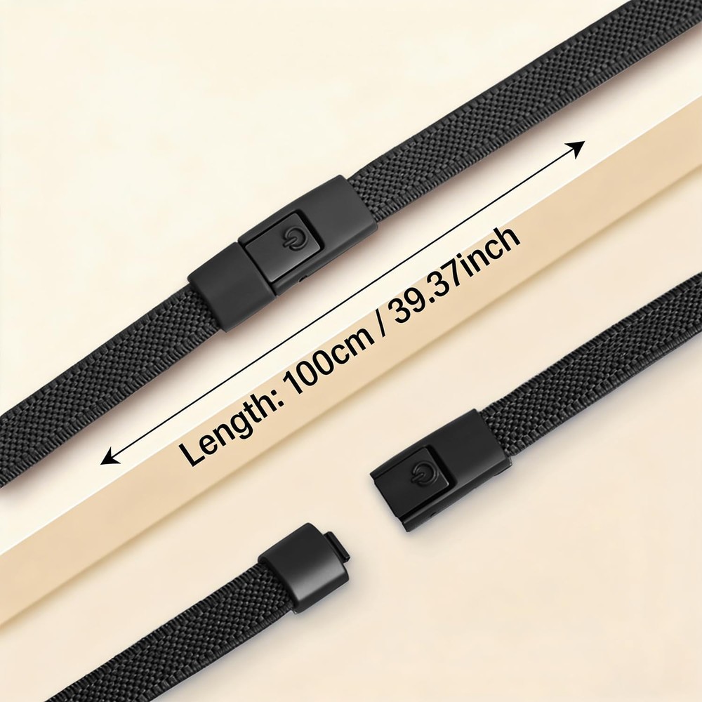 No Tie Elastic Shoelaces - 100cm| Push-Button Closure for Quick Use | Universal