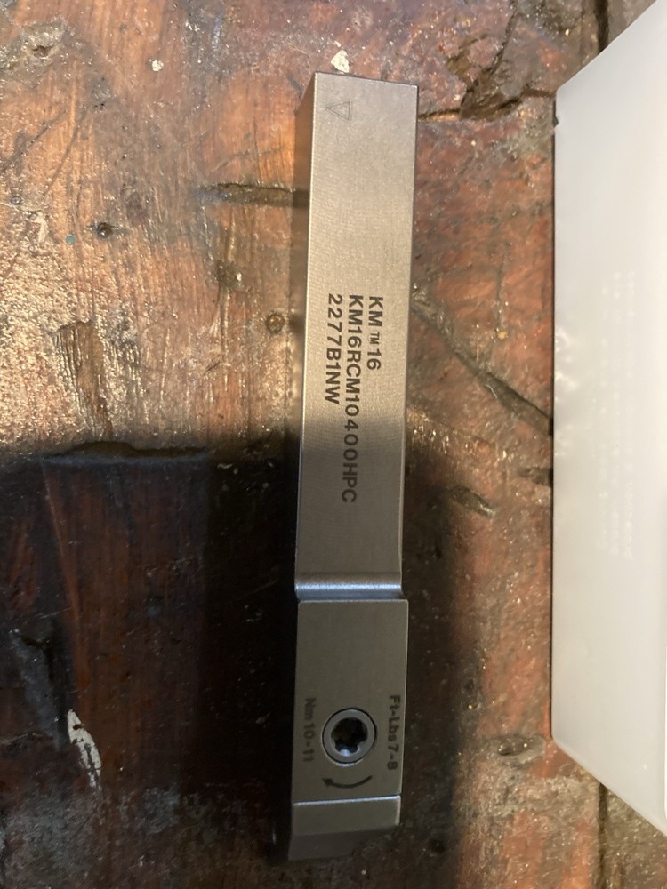 KM Systems KM16RCM10400HPC Turn Tool Quick Change Holder Package