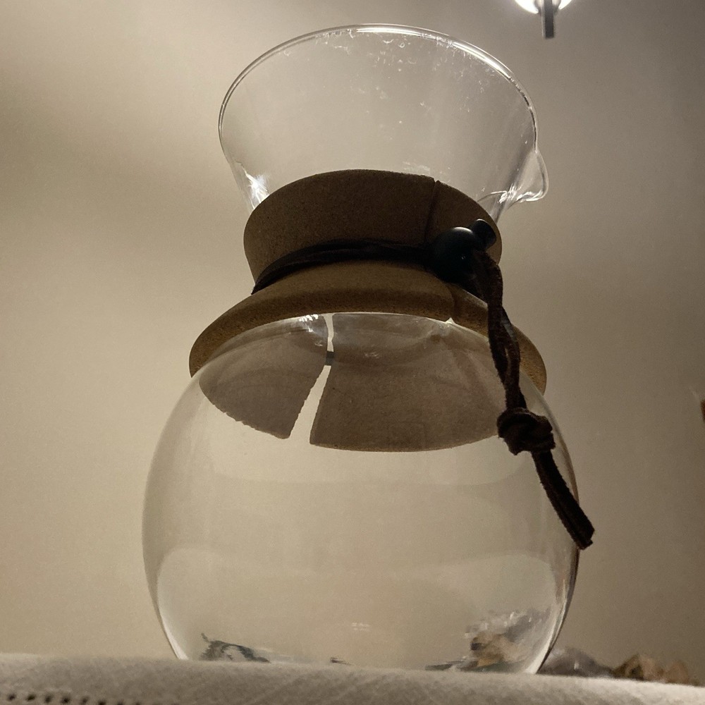 Pour Over Coffee Maker Bodum 8 Cup 34oz With Cork Handle - no filter