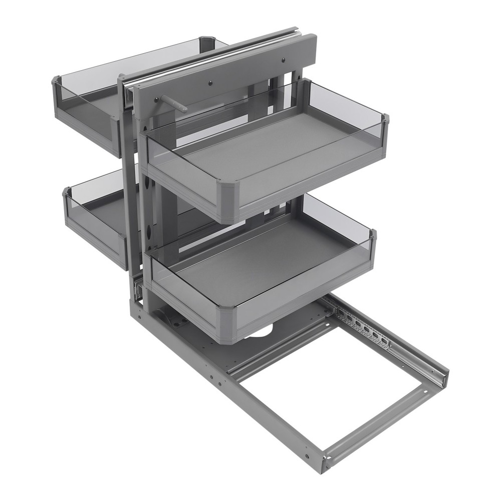 Blind Corner Cabinet Organizer Corner Pull Out Organizer for Kitchen 63*50*59cm