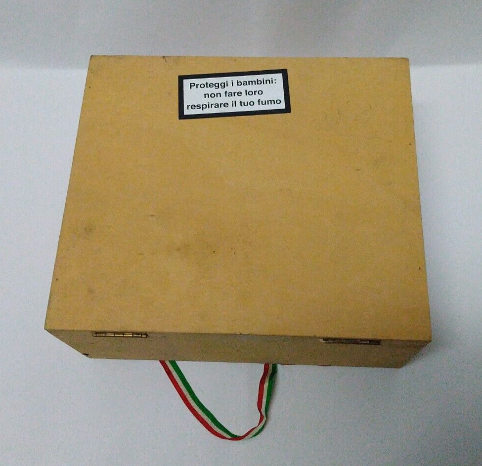 ORIGINAL TUSCAN CIGAR EMPTY WOODEN BOX