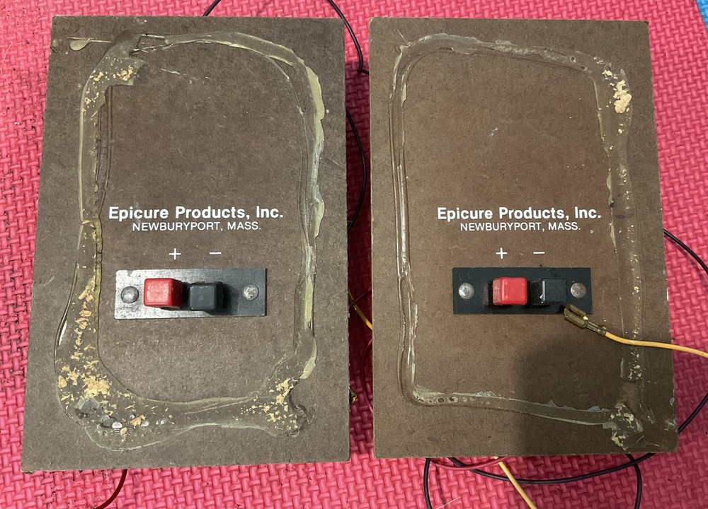 Vintage EPI Epicure Products Speaker 2 Way Crossovers PAIR Input Jack