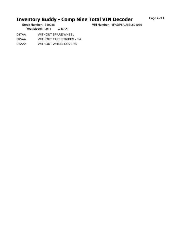 Engine ECM Electronic Control Module VIN A 7th Digit Fits 14-16 C-MAX 1299078