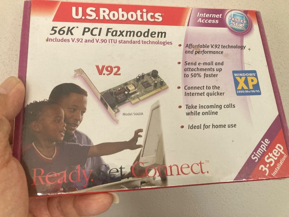 USRobotics Fax Modem USR5660A 56 Kbps V.92 Standard Tech.