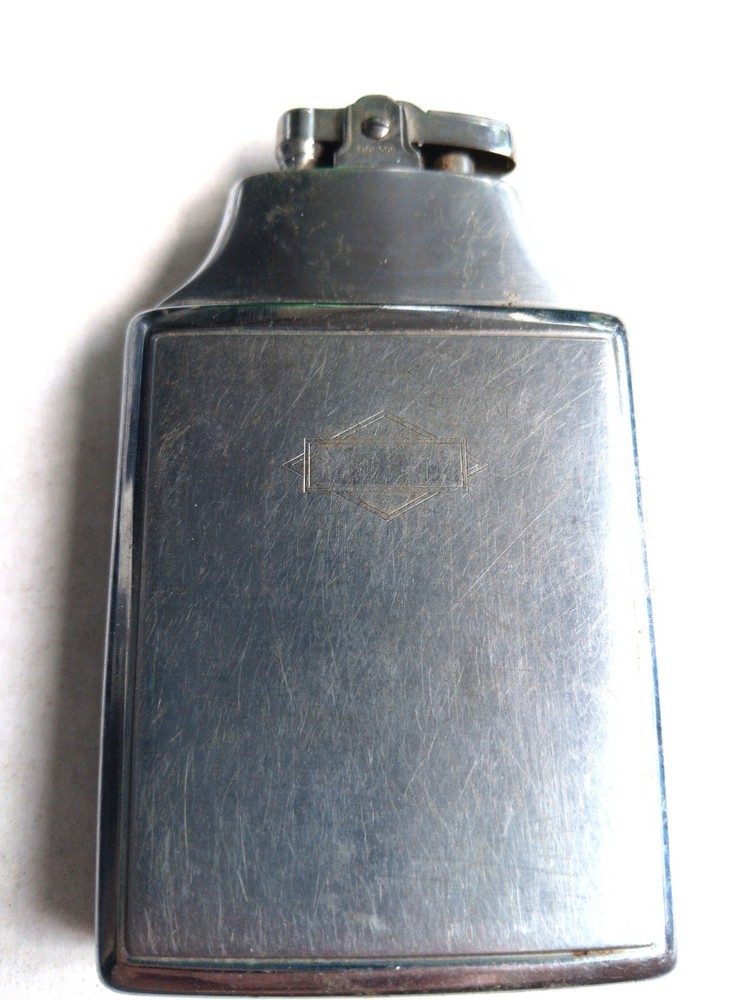 Vintage Ronson Mastercase Cigarette Lighter and Case Combination Silvertone