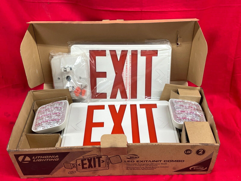 LITHONIA LIGHTING LED/EXIT UNIT COMBO 13M589