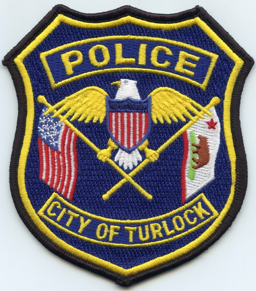 TURLOCK CALIFORNIA CA POLICE PATCH