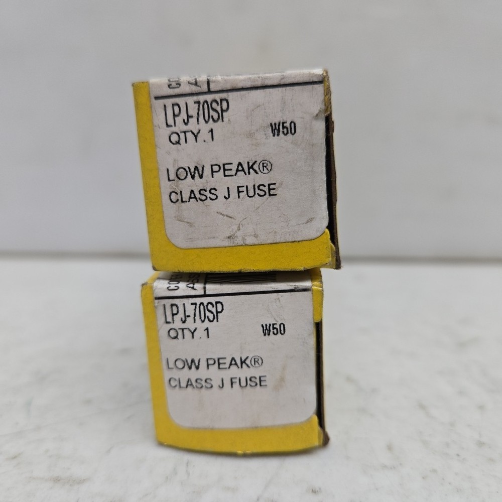 2 Pack Bussmann LPJ-70SP Dual-Element Time Delay Fuse 600 Volt 70 Amp New