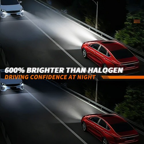 For Lexus IS250 2006-2015 LED Headlight Bulbs Hi/Lo Beam+Fog Light 72000LM 6500K