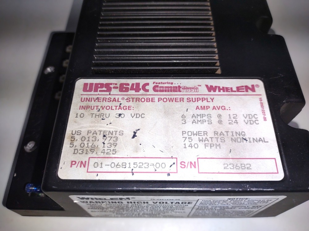 Whelen Strobe Power Supply 