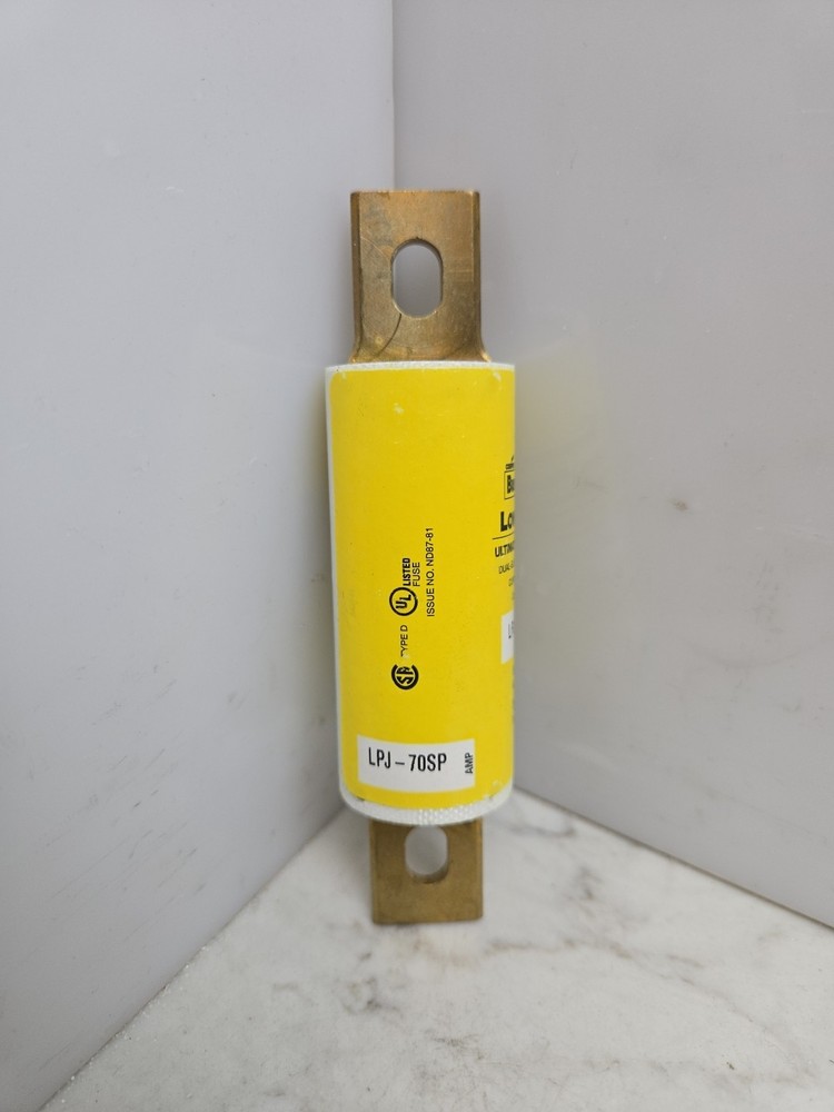 2 Pack Bussmann LPJ-70SP Dual-Element Time Delay Fuse 600 Volt 70 Amp New