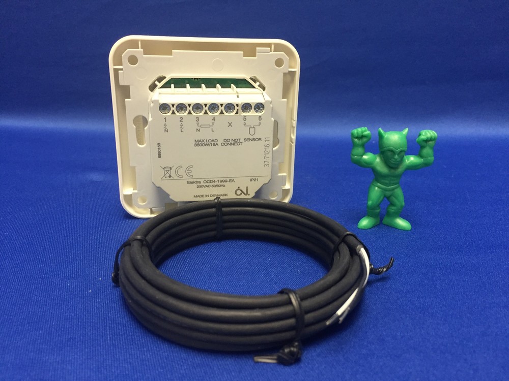 Elektra OCD4-1999-EA Programmable Temperature Controller Flush Mount 230V IP21