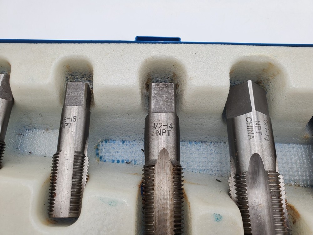 12 Piece NPT Carbon Pipe & Hexagon Pipe Die Set