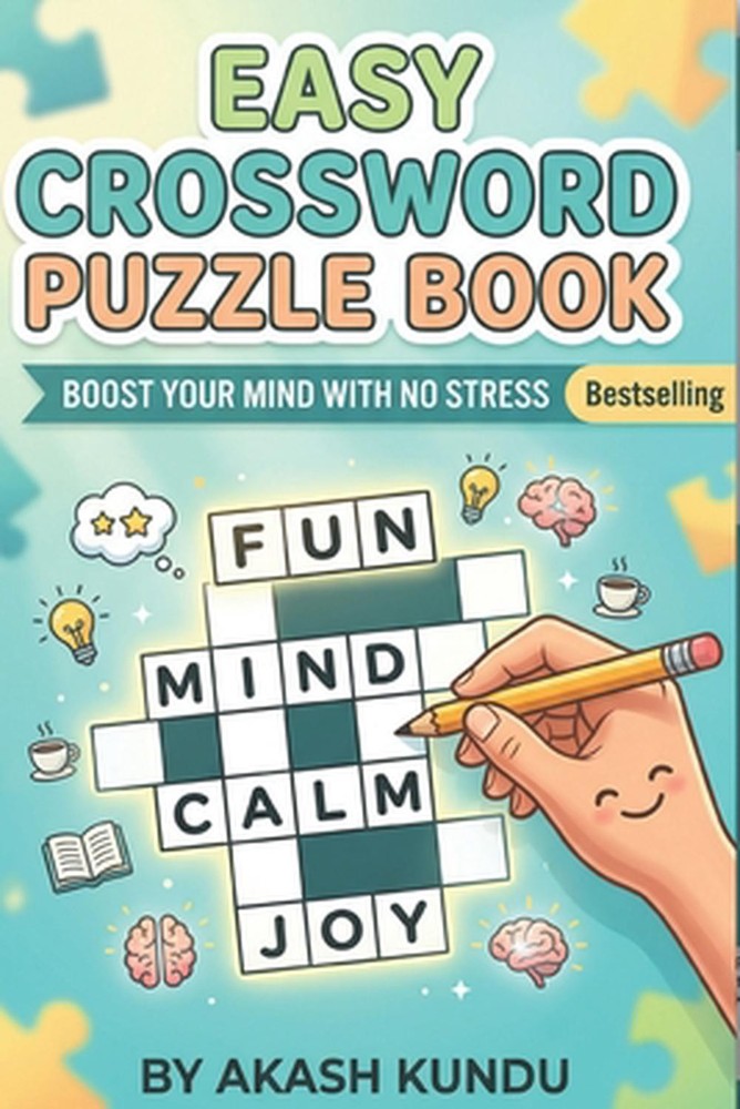 Easy CrossWord Puzzle Book