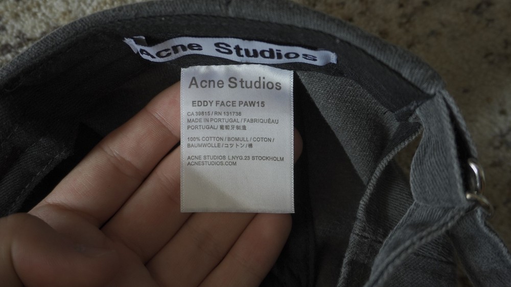 Acne Studios - Logo cap - Black
