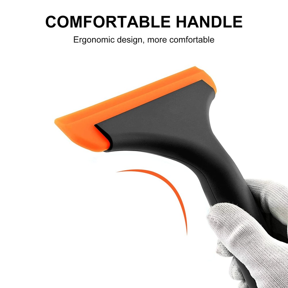 SetSail Shower Squeegee for Glass Doors, Small 2 Pack, Black