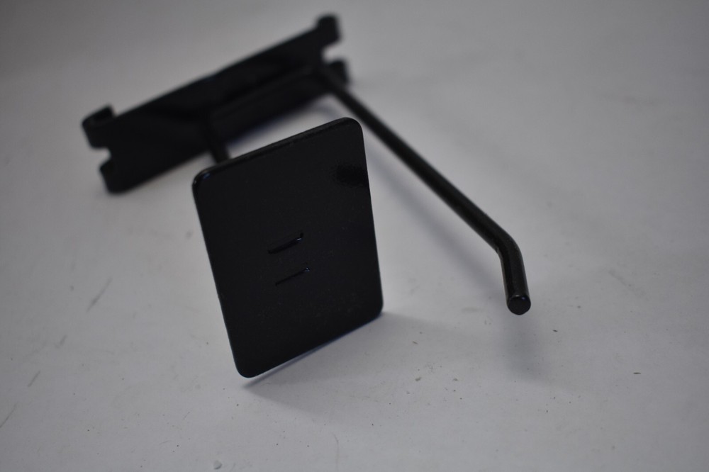 Bulk Pack Universal Peg Hooks 6" UPH-6 Black For 1/4" Pegboard Mounting Support