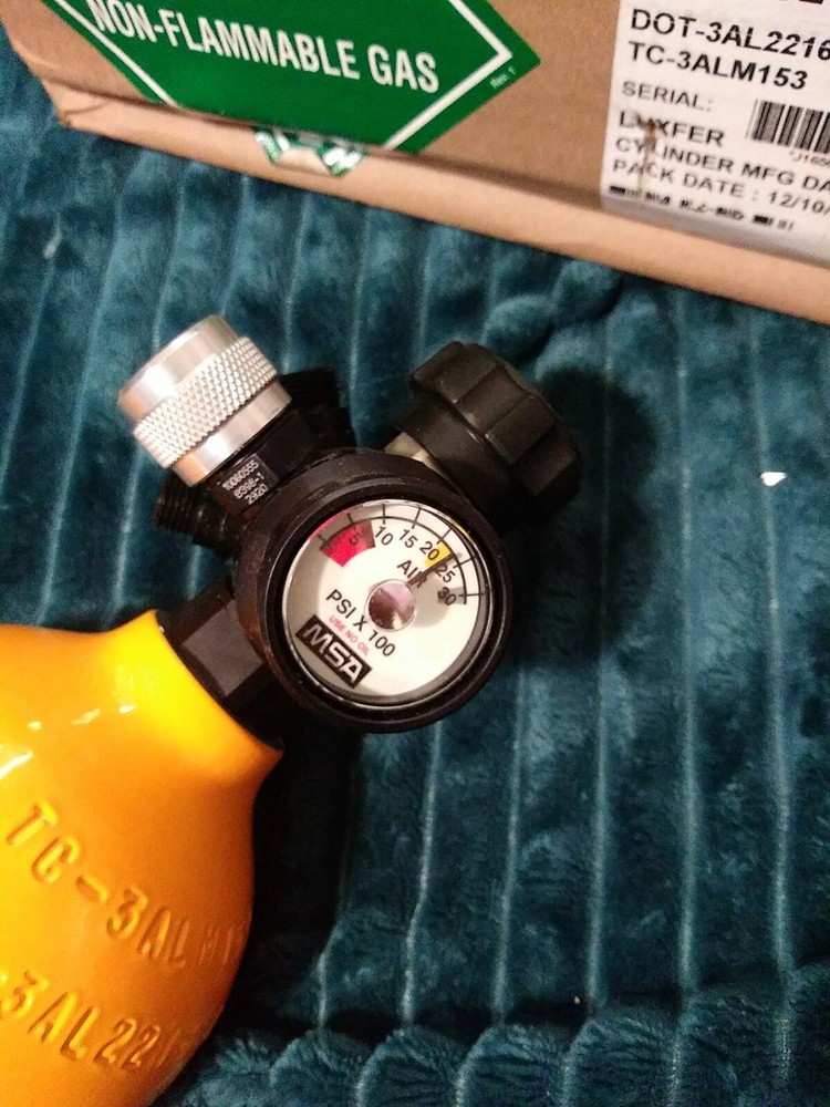 New open box MSA Compressed Breathing Air UN1002 overpack 10061364