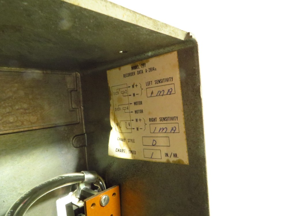 GULTON Industries Rustrak Chart Recorder Model 291 Milliampers DC