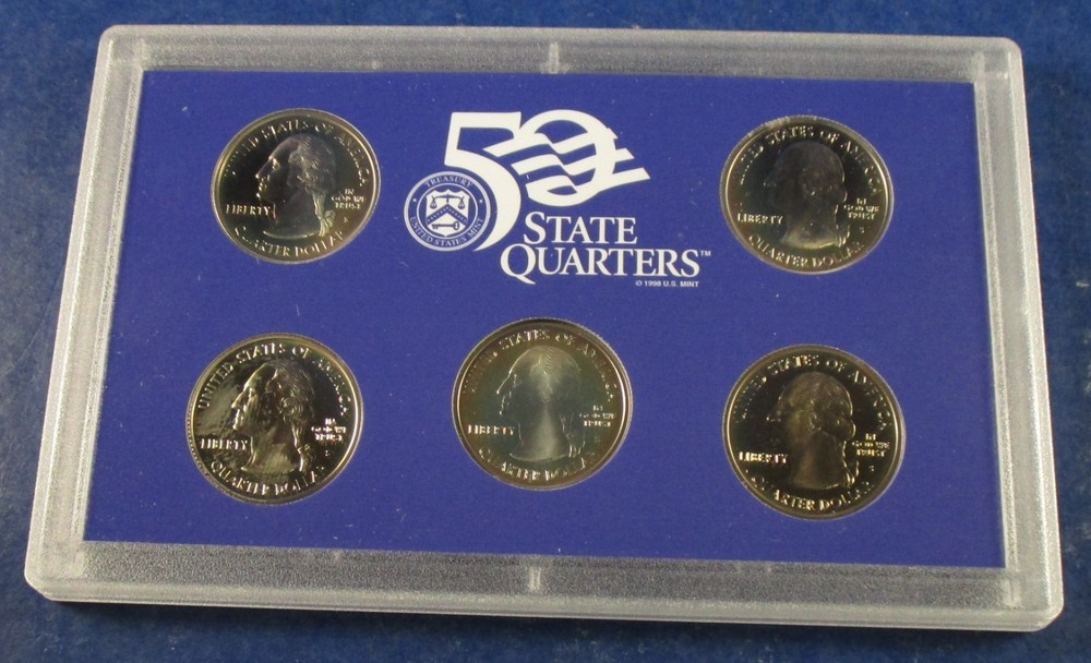 2001 Clad Proof Set w/ OGP - 10 Coins (01)