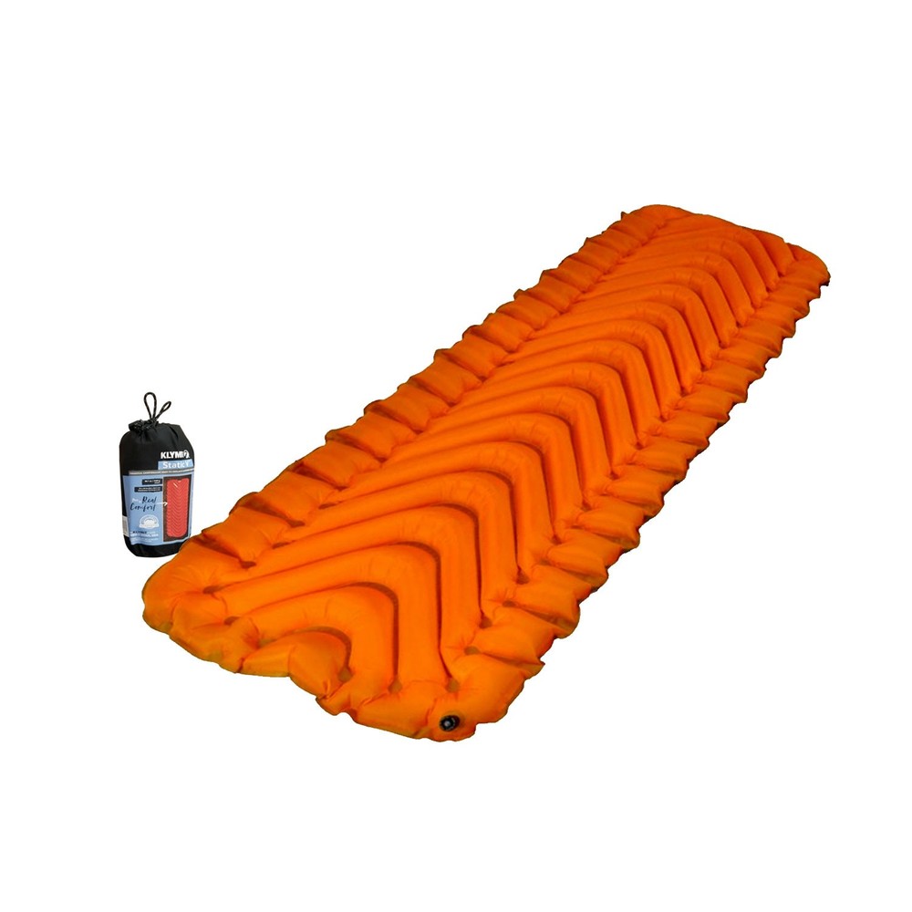 Klymit Static V Lightweight Sleeping Pad, Orange