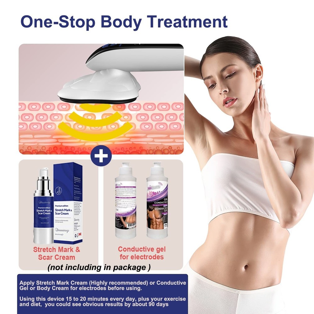 4 Heads Pro Max Version Cellulite Massager,Cordless Body Shaping Machine for ...