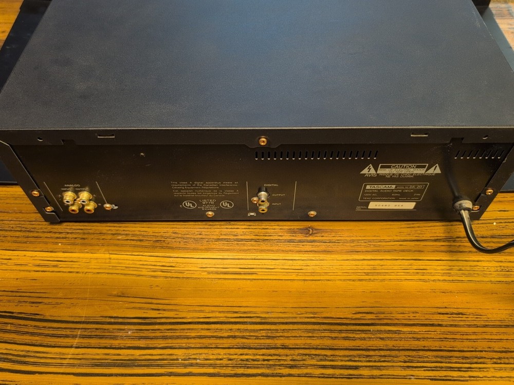 Tascam DA-20 Dat Machine with Rack Mount Full Working Order