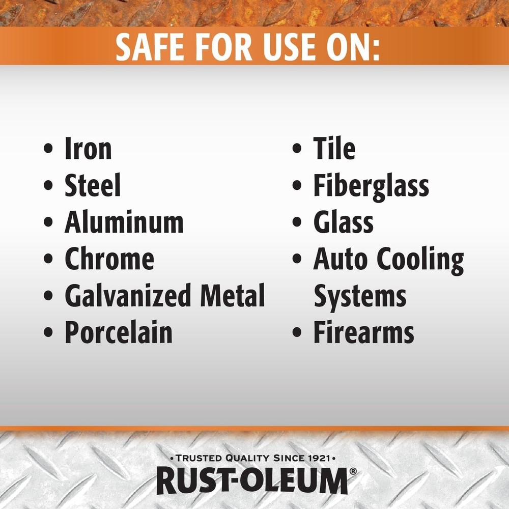 Rust-Oleum Rust Dissolver Gel Spray-300112 Powerful Formula Inhibit Rust 32Oz
