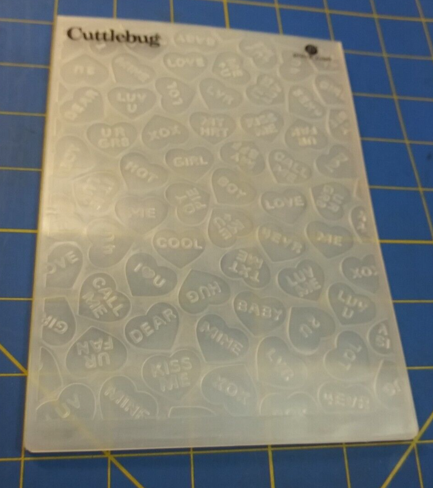 Lot of 3 Cuttlebug Embossing Folders