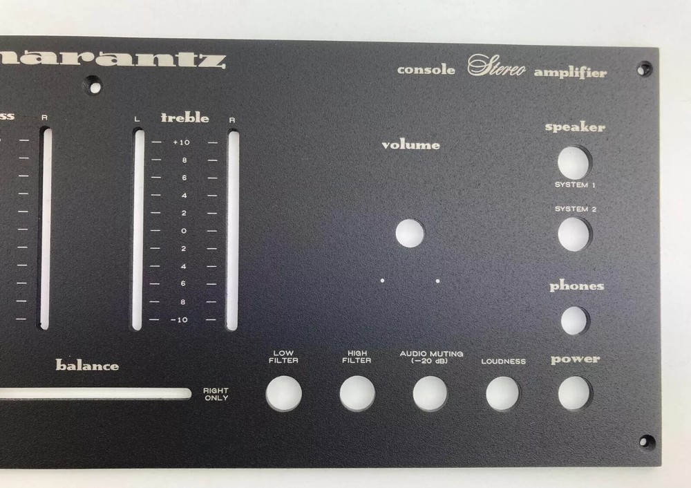 New! Marantz 1120 Receiver Front Panel Faceplate (Face Plate)