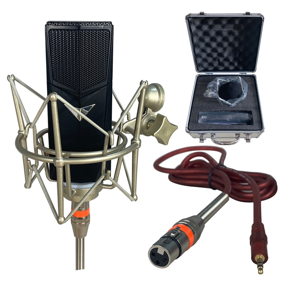Studio Microphone Condenser Kit Complete For Live Recording Broadcast Microphone
