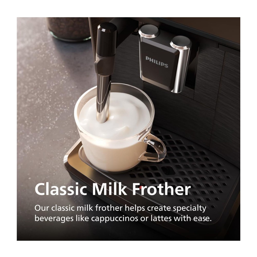 Philips 1200 Series Fully Automatic Espresso Machine (Black)