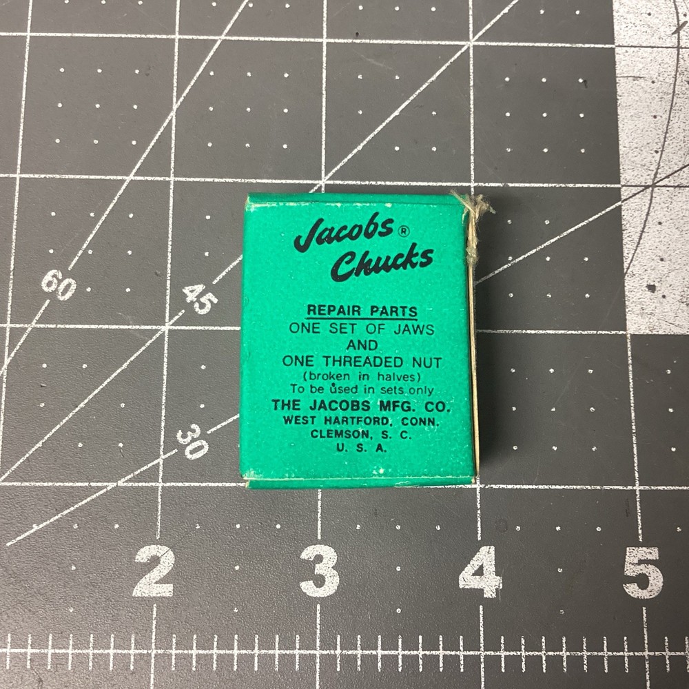 Jacob's Chuck Jaws and Threaded Nut, U1, (LBB27V)