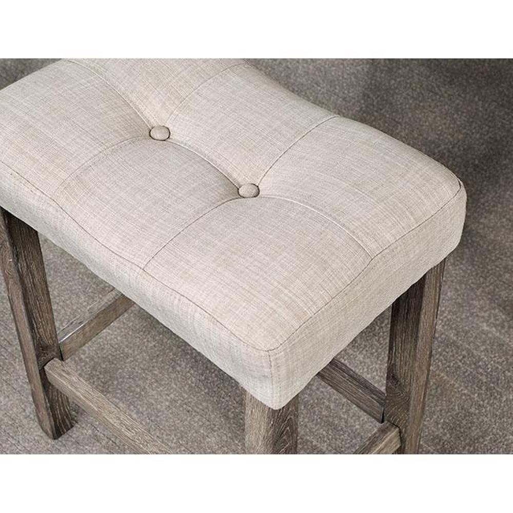 Transitional 5pc Counter Height Dining Set Gray Counter HT. Table and 4x Stool
