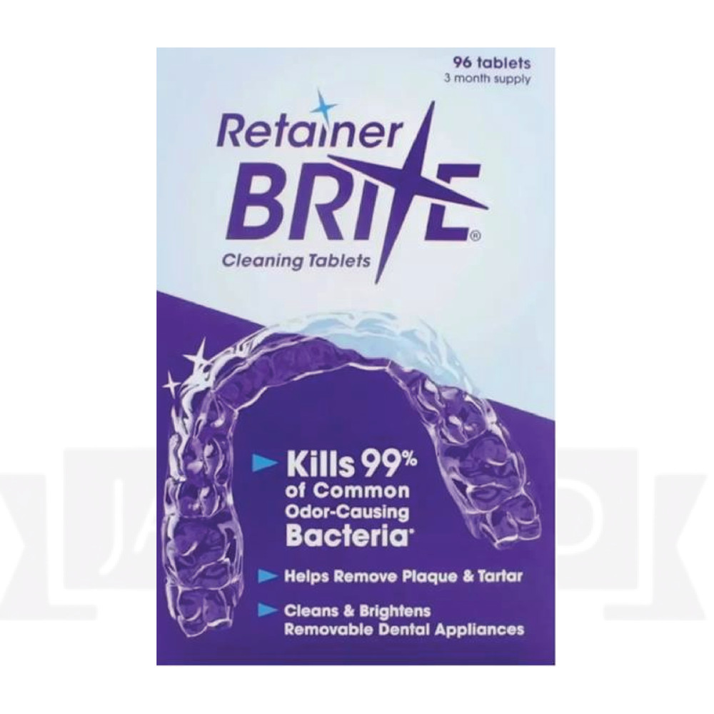 Retainer Brite Box Tablets 192ct-Pack Of 2