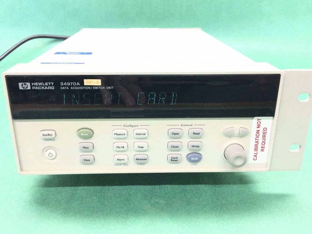 HP 34970A Data Acquisition Logger Switch - POWERS ON - UNTESTED