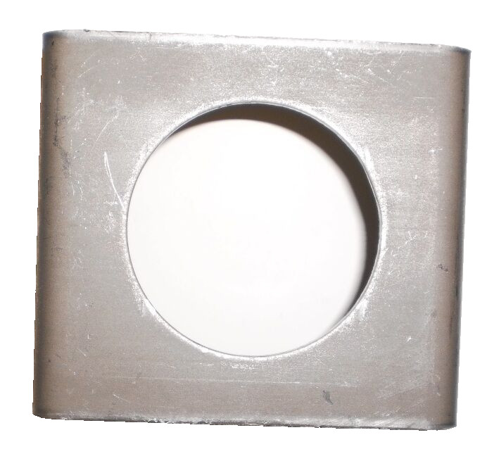 Custom Weld On Bracket Mount with 2" Round Sealed Amber LED Reflective Light