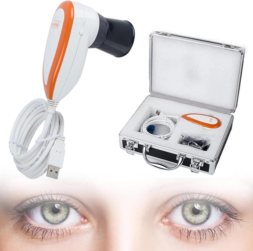 New 5.0MP USB Iriscope Iris Analyzer Iridology Camera with Iris English Software