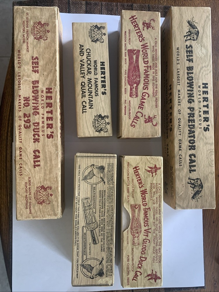 Herters Game Call Box Lot