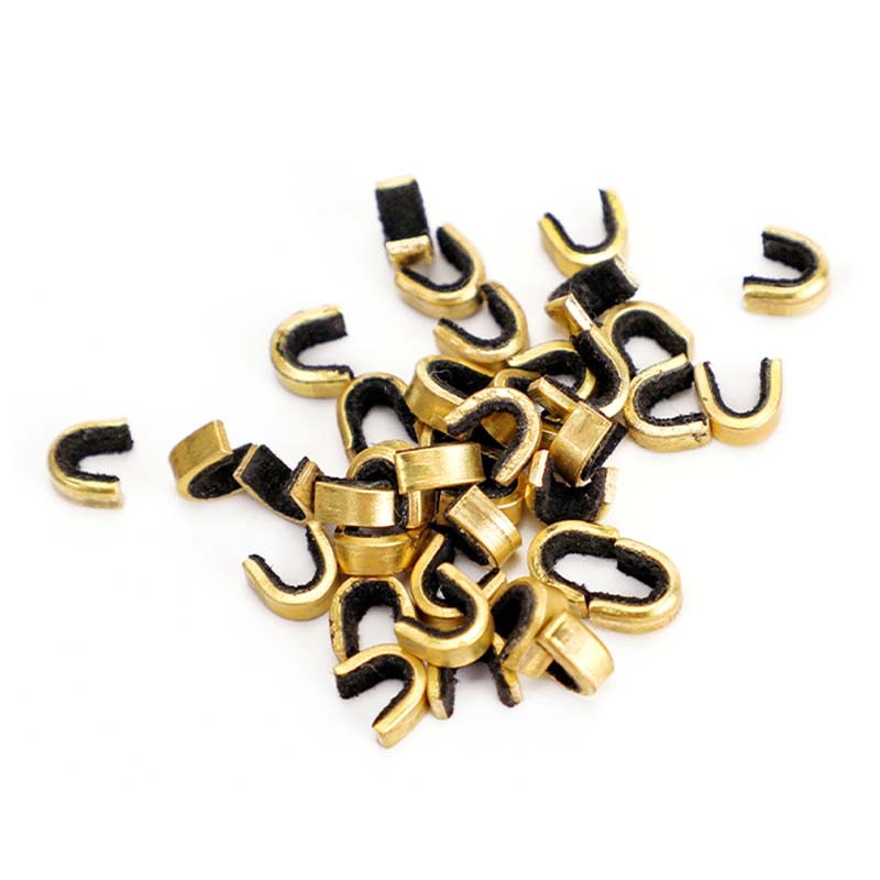 Outdoor Archery String Nocking Points Brass Nock Buckle Clips Bow String Protect