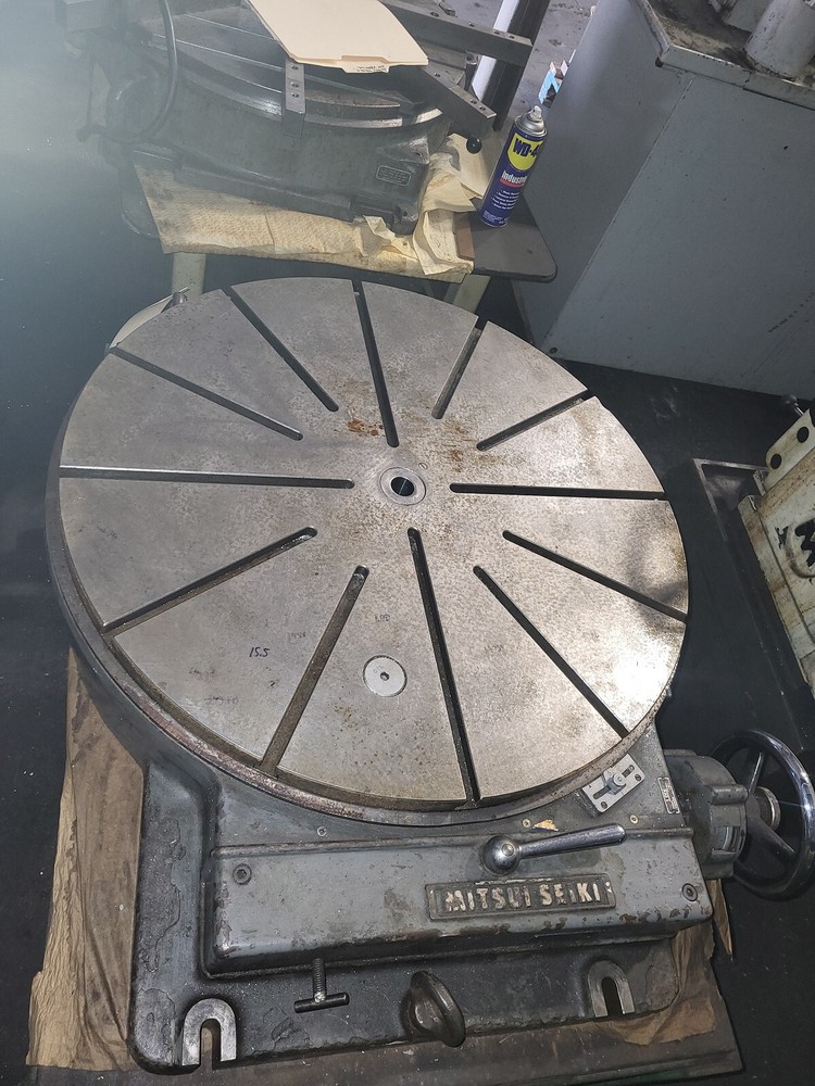 30" Mitsui Seiki Rotary Table Model JC8MA