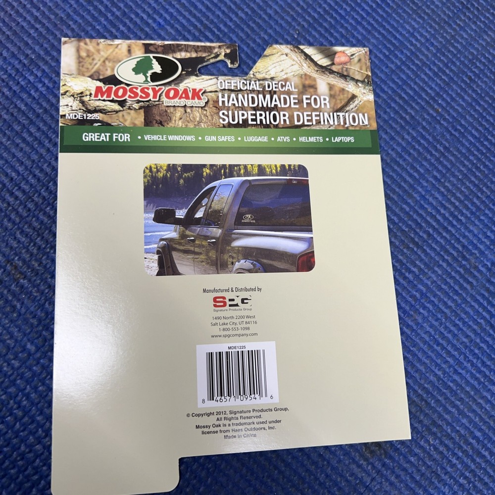 MDE1225 Camo Mossy Oak 5" DECAL