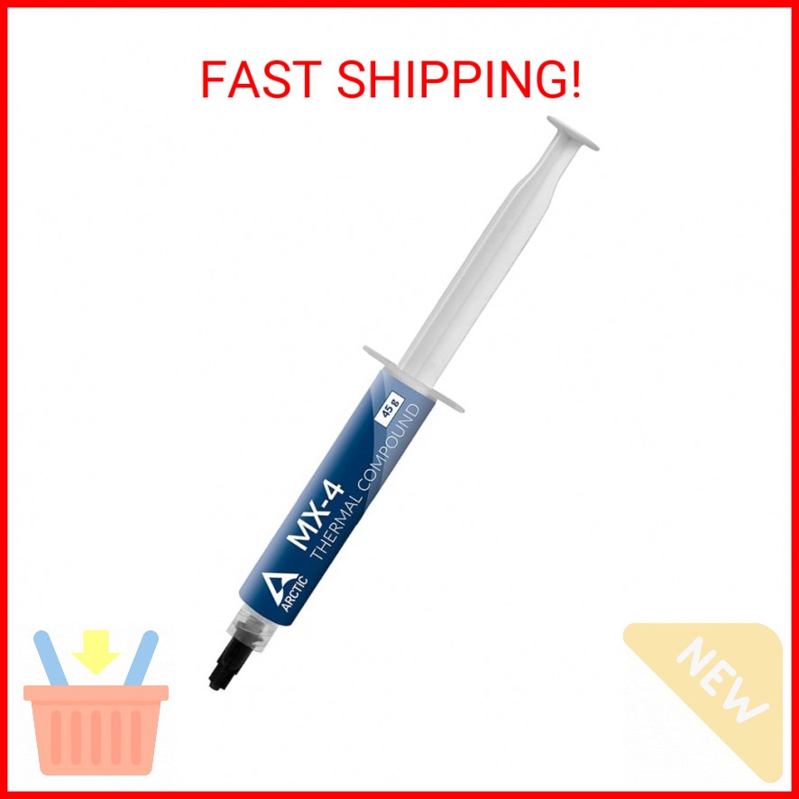 ARCTIC MX-4 (45 g) - Premium Performance Thermal Paste for All Processors (CPU,