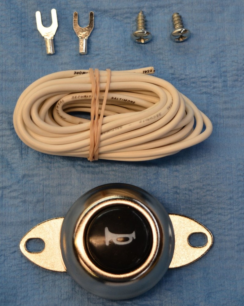 Wolo (HS-2) Horn Button Switch Kit, Chrome