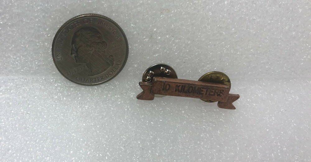 10 Kilometers Pin