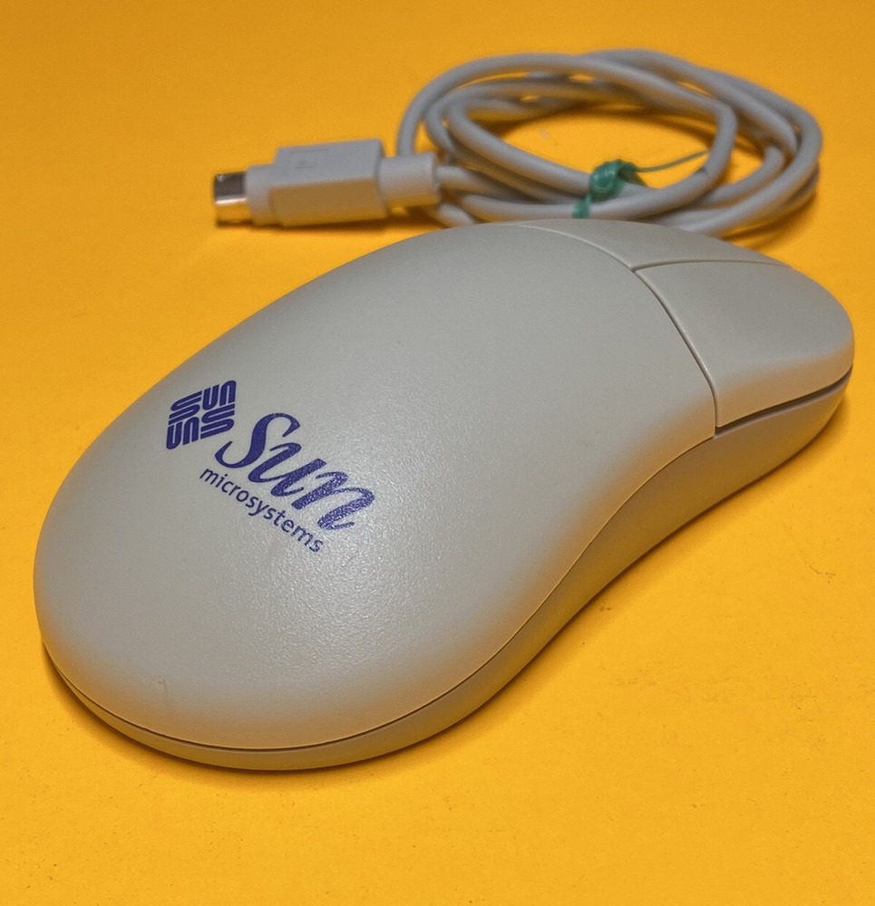 Sun Microsystems 370-3631 Type-6 Mouse, Mini-Din Connector, 3 Button
