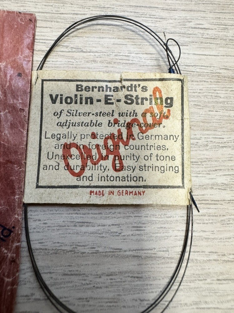Vintage Bernhardt's Silver Steel Violin-E String - New