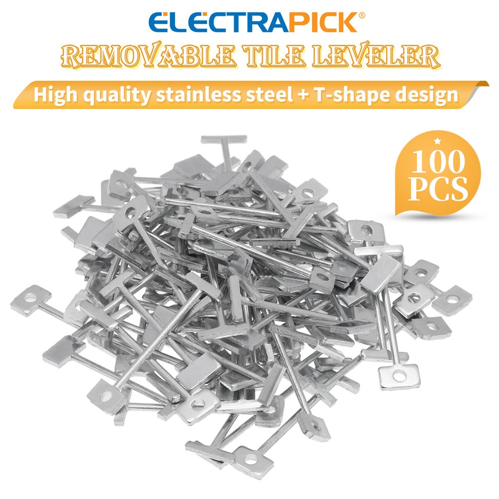100 pcs Replacement Steel Needles Flooring Wall ReusableTile Leveling System