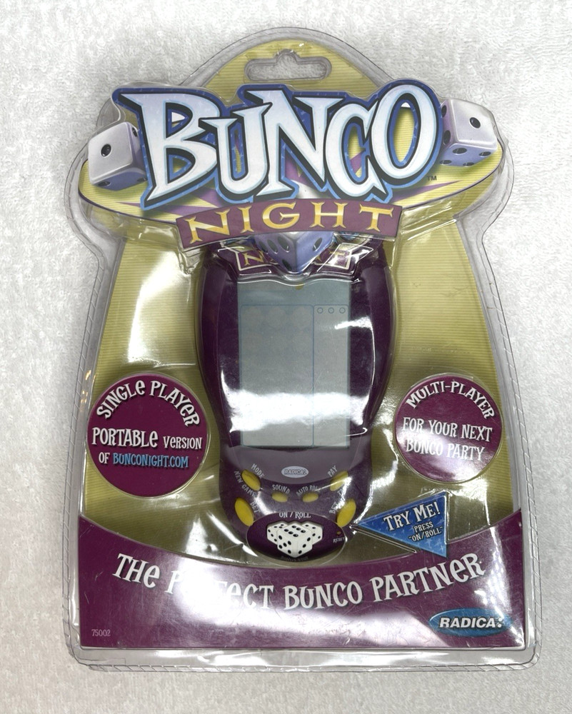 Bunco Night Handheld Electronic Game Single/Multi Player 2004