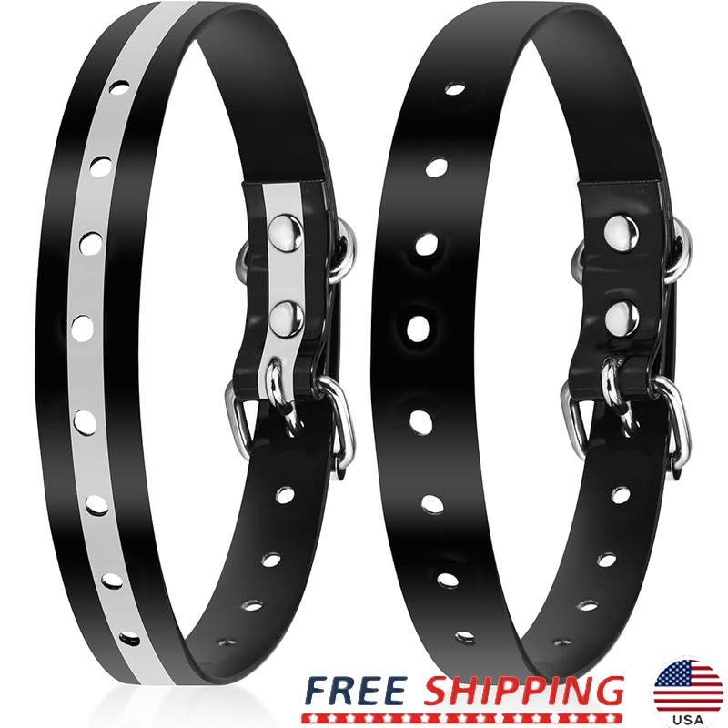 Adjustable Reflective Nylon Replacement Dog Collar Shock & Training Devices New